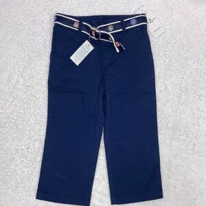 NWT Ralph Lauren navy belted dress pants 24m
